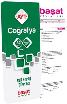 Başat Yayınları AYT Coğrafya Yaprak Test