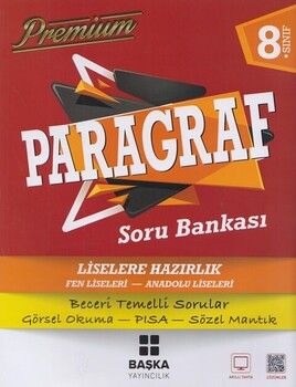 Başka Yayıncılık 8. Sınıf LGS Premium Paragraf Soru Bankası