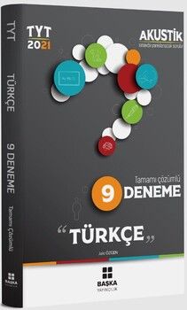 Başka Yayıncılık TYT Akustik Türkçe Tamamı Çözümlü 9 Deneme