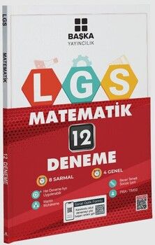Başka Yayıncılık 8. Sınıf LGS Matematik 12 Deneme