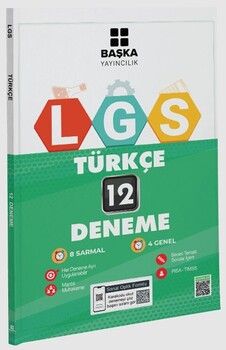 Başka Yayıncılık 8. Sınıf LGS Türkçe 12 Deneme
