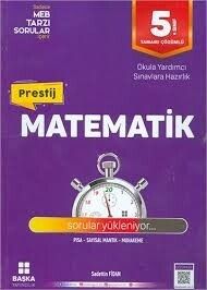 Başka Yayıncılık 5. Sınıf Matematik Prestij Soru Bankası