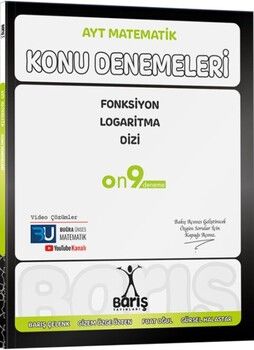  Barış Yayınları AYT Matematik Fonksiyon Logaritma Dizi Konu Denemeleri
