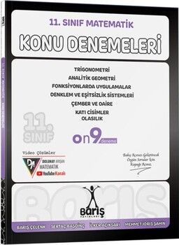 Barış Yayınları 11. Sınıf Matematik Konu Denemeleri