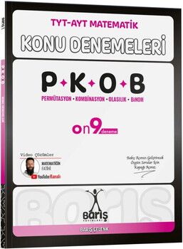 Barış Yayınları TYT AYT Matematik PKOB Konu Denemeleri