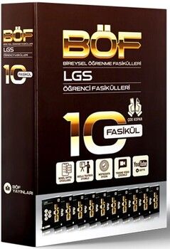 Böf Yayınları 8. Sınıf LGS Bireysel Öğrenme Seti