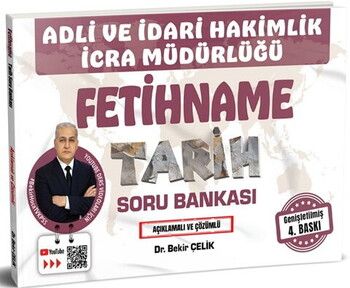 Bekir Çelik Adli İdari Hakimlik İcra Müdürlüğü FETİHNAME Tarih Soru Bankası