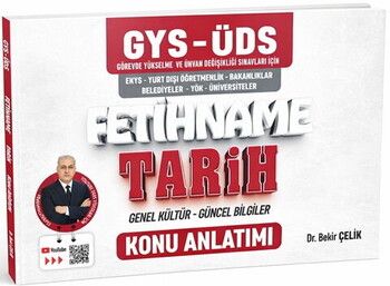 Bekir Çelik GYS ÜDS FETİHNAME Tarih Genel Kültür Güncel Bilgiler Konu Anlatımı