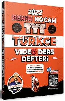 Benim Hocam 2022 TYT Türkçe Video Ders Defteri