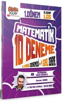 Benim Hocam 2023 8. Sınıf LGS 1. Dönem Matematik 10 Deneme Sınavı