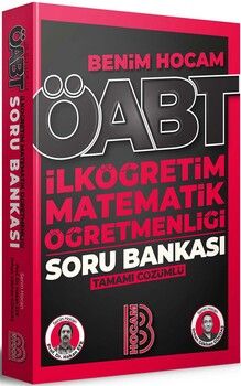 Benim Hocam 2023 ÖABT İlköğretim Matematik Öğretmenliği Tamamı Çözümlü Soru Bankası