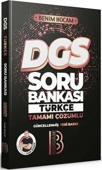 Benim Hocam 2023 DGS Türkçe Çözümlü Soru Bankası