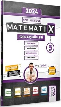 Benim Hocam 2024 KPSS ALES DGS Matematix Soru Fasikülleri 3