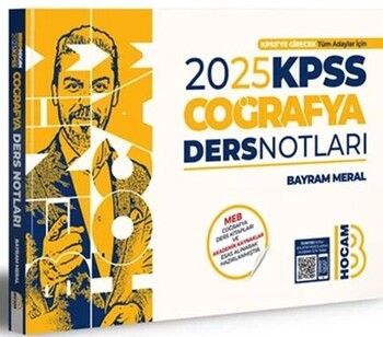 Benim Hocam 2025 KPSS Coğrafya Ders Notları