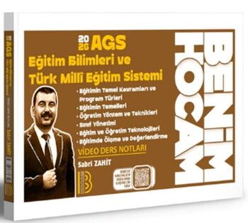 Benim Hocam 2026 AGS Eğitim Bilimleri ve Türk Milli Eğitim Sistemi Ders Notları