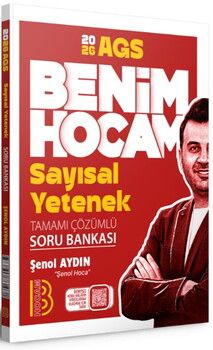Benim Hocam 2026 AGS Sayısal Yetenek Tamamı Çözümlü Soru Bankası