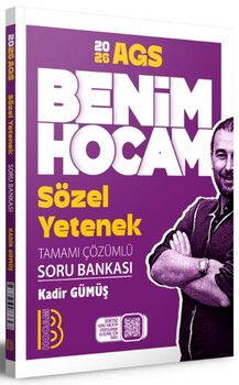 Benim Hocam 2026 AGS Sözel Yetenek Tamamı Çözümlü Soru Bankası