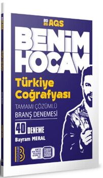 Benim Hocam 2026 MEB AGS Türkiye Coğrafyası Tamamı Çözümlü 40 Branş Deneme
