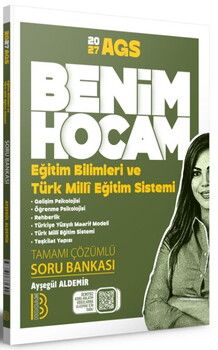 Benim Hocam 2027 MEB AGS Eğitim Bilimleri Gelişim ve Öğrenme Psikolojisi Soru Bankası