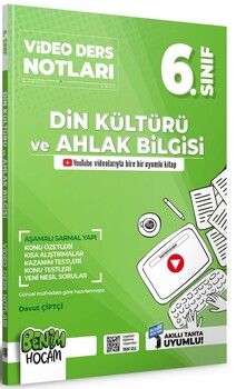 Benim Hocam 6. Sınıf Din Kültürü ve Ahlak Bilgisi Video Ders Notları