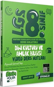 Benim Hocam 8. Sınıf LGS Din Kültürü ve Ahlak Bilgisi Video Ders Notları Konu Anlatımı