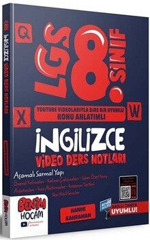 Benim Hocam 8. Sınıf LGS İngilizce Video Ders Notları Konu Anlatımı