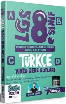 Benim Hocam 8. Sınıf LGS Türkçe Video Ders Notları Konu Anlatımı