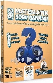 Benim Hocam 8. Sınıf LGS Matematik Tamamı Video Çözümlü Soru Bankası