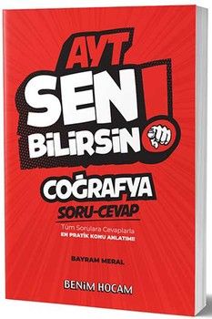 Benim Hocam AYT Coğrafya Sen Bilirsin Soru Cevap Kitabı