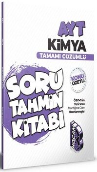 Benim Hocam AYT Kimya Konu Özetli ve Tamamı Çözümlü Soru Tahmin Kitabı