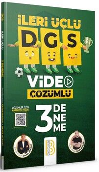 Benim Hocam DGS İleri Üçlü Video Çözümlü 3 Deneme