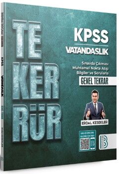 Benim Hocam KPSS Tekerrür Vatandaşlık Genel Tekrar