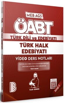 Benim Hocam MEB AGS ÖABT Türk Dili ve Edebiyatı Türk Halk Edebiyatı Video Ders Notları Bengi 3