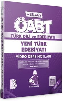Benim Hocam MEB AGS ÖABT Türk Dili ve Edebiyatı Yeni Türk Edebiyatı Video Ders Notları Bengi 4