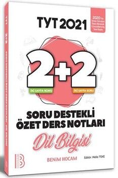 Benim Hocam TYT Dil Bilgisi 2+2 Soru Destekli Özet Ders Notları