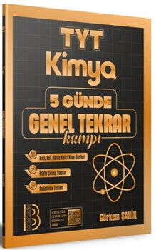 Benim Hocam TYT Kimya 5 Günde Genel Tekrar Kampı