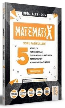 Benim Hocam Yayınları KPSS ALES DGS MatematiX Soru Fasikülleri 5