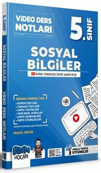Benim Hocam Yayınları 5. Sınıf Sosyal Bilgiler Video Ders Notları