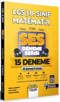 Benim Hocam Yayınları 8. Sınıf LGS Matematik SES Deneme Serisi 15 Deneme