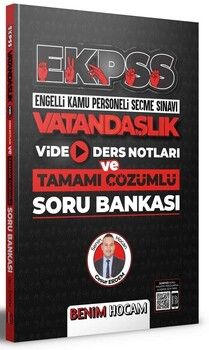 Benim Hocam Yayınları EKPSS Vatandaşlık Video Ders Notları ve Tamamı Çözümlü Soru Bankası