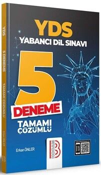 Benim Hocam Yayınları YDS Yabancı Dil Sınavı Tamamı Çözümlü 5 Deneme