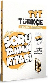 Benim Hocam Yayınları TYT Türkçe Konu Özetli ve Tamamı Çözümlü Soru Tahmin Kitabı