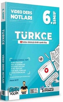 Benim Hocam Yayınları 6. Sınıf Türkçe Video Ders Notları Konu Anlatımı