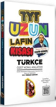 Benim Hocam Yayınları TYT Türkçe Uzun Lafın Kısası Özet Konu Anlatımı