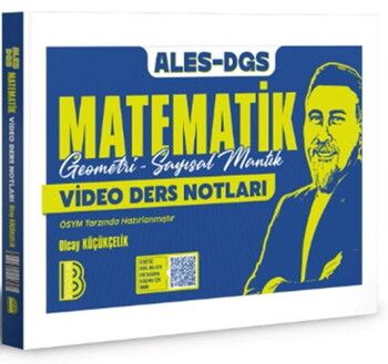 Benim Hocam Yayınları 2026 ALES DGS Matematik Video Ders Notları