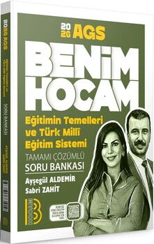 Benim Hocam Yayınları 2026 MEB AGS Eğitimin Temelleri ve Türk Milli Eğitim Sistemi Soru Bankası