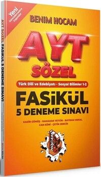 Benim Hocam Yayınları AYT Sözel 5 Fasikül Deneme Sınavı