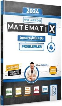 Benim Hocam Yayınları 2024 KPSS ALES DGS Matematix Soru Fasikülleri 4