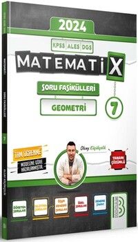 Benim Hocam Yayınları 2024 KPSS ALES DGS Matematix Soru Fasikülleri 7