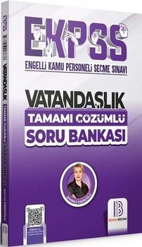 Benim Hocam Yayınları EKPSS Vatandaşlık Tamamı Çözümlü Soru Bankası